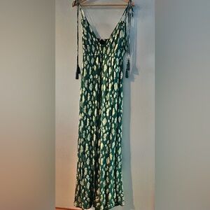 Altar’d State Green and Gold Dress